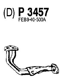 Труба выхлопного газа P3457