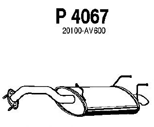 Takaäänenvaimentaja P4067