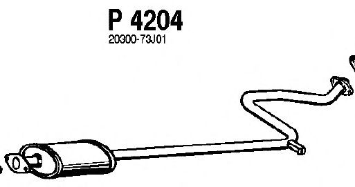 Μεσαίο σιλανσιέ P4204