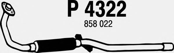 Exhaust Pipe P4322