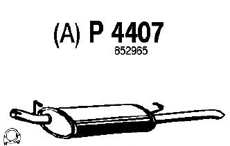 sluttlyddemper P4407