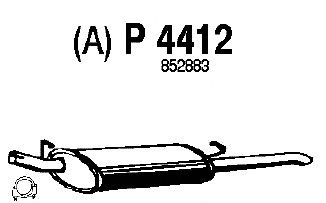 Einddemper P4412