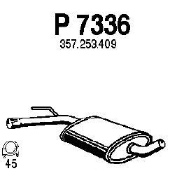 silenciador del medio P7336