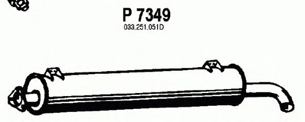 Silenciador posterior P7349