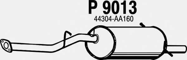 Глушитель выхлопных газов конечный P9013