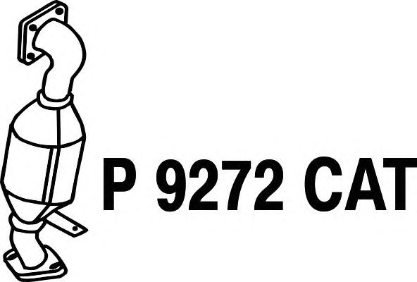 Catalytic Converter P9272CAT