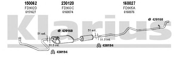 Exhaust System 361103E