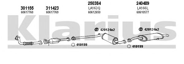 Sistema de escape 510096E