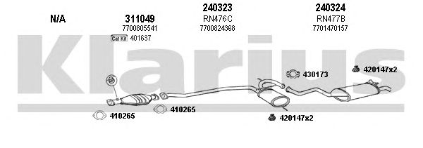 Exhaust System 720637E