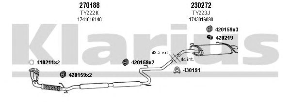 Exhaust System 900098E
