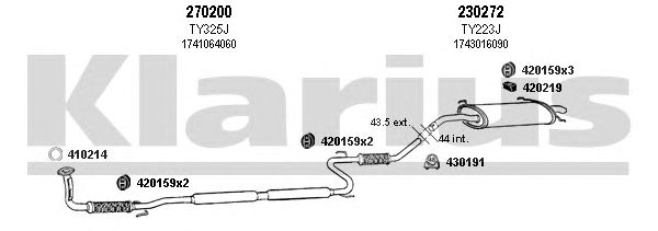 Exhaust System 900127E