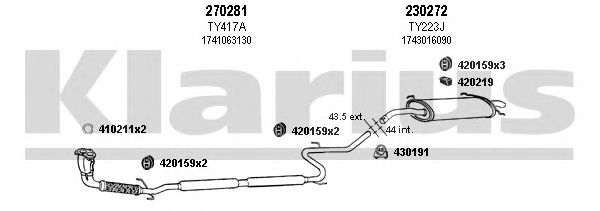 Exhaust System 900171E
