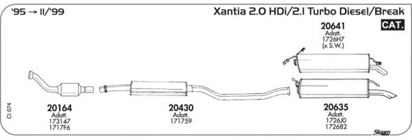 Exhaust System CI074
