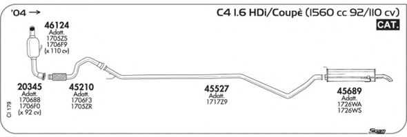 Exhaust System CI179