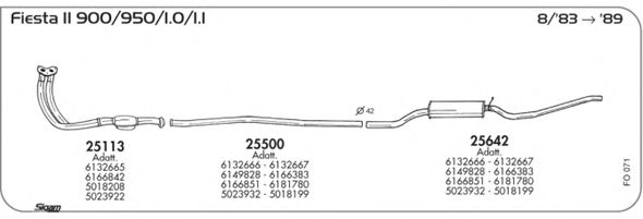 Exhaust System FO071