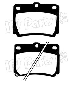 Brake Pad Set, disc brake IBR-1592