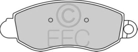 Комплект тормозных колодок, дисковый тормоз BRP1167