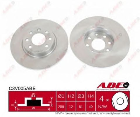 Brake Disc C3V005ABE