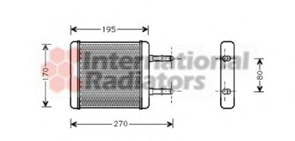 Heat Exchanger, interior heating 82006061