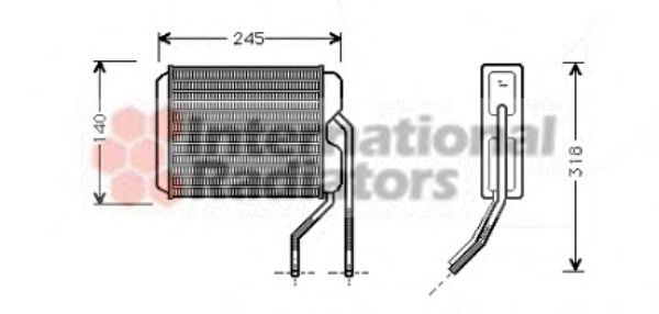 Heat Exchanger, interior heating 81006026