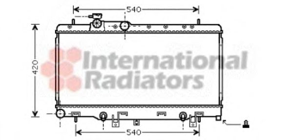 Radiator, engine cooling 51002053