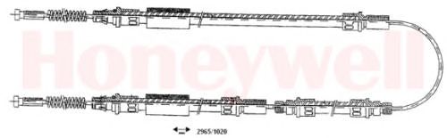 Трос, стояночная тормозная система 431300B