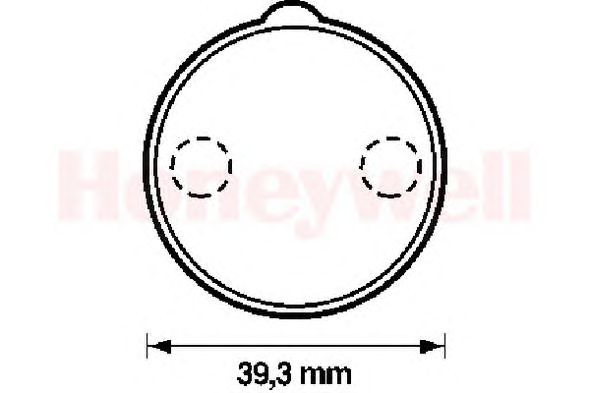 Комплект тормозных колодок, дисковый тормоз 571892B