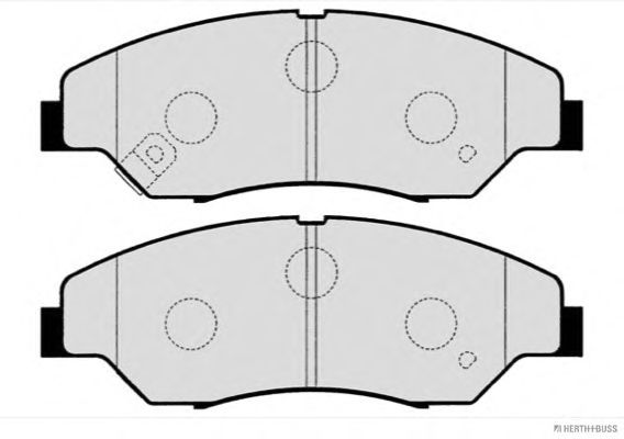 Комплект тормозных колодок, дисковый тормоз J3600309