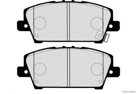 Brake Pad Set, disc brake J3604069