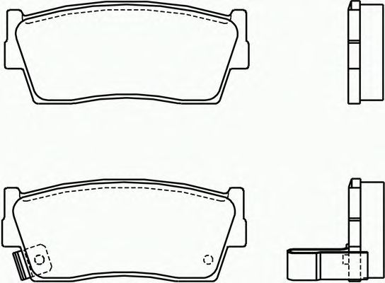 Комплект тормозных колодок, дисковый тормоз P 79 006