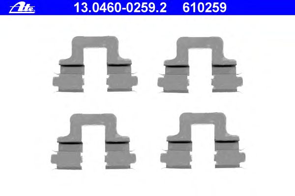 Accessory Kit, disc brake pads 13.0460-0259.2
