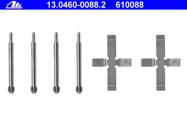 Kit d'accessoires, plaquette de frein à disque 13.0460-0088.2