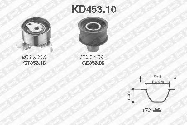 Timing Belt Kit KD453.10