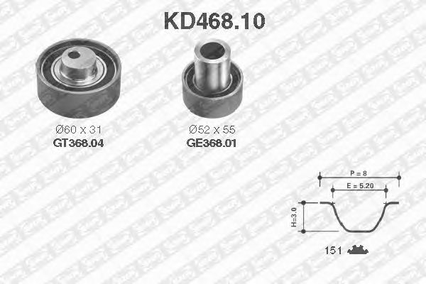 Timing Belt Kit KD468.10