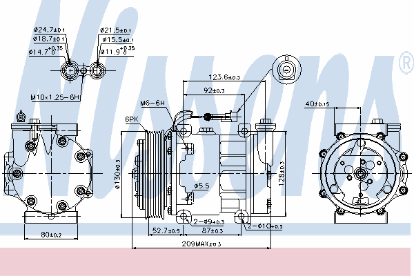 Kompressor, klimaanlæg 89120
