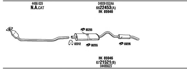 Exhaust System CH70011