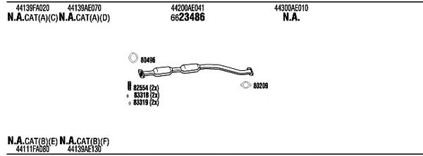 Exhaust System SUH11245