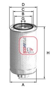 Fuel filter S 0999 NR
