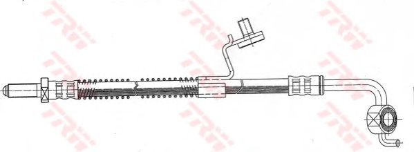 Tubo flexível de travão PHD344