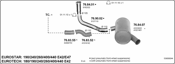Exhaust System 539000044