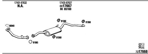 Exhaust System DH65001
