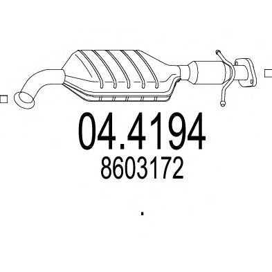 Catalytic Converter 04.4194