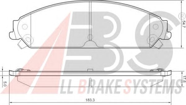 Brake Pad Set, disc brake 37511