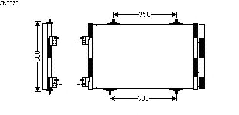 Condensator, airconditioning CN5272
