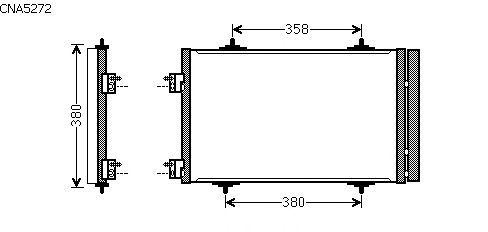 Condensator, airconditioning CNA5272