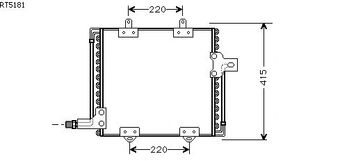 Condensator, airconditioning RT5181