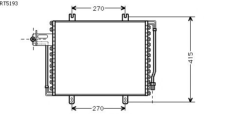 Condensator, airconditioning RT5193