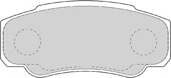 Комплект тормозных колодок, дисковый тормоз AVR125
