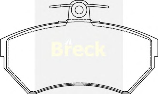 Brake Pad Set, disc brake 21945 10 701 00