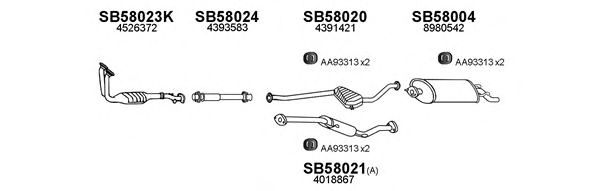 Exhaust System 580002